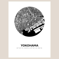 Yokohama Stadtkarte Eckig & Rund