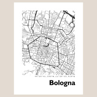 Bologna Map Black & White