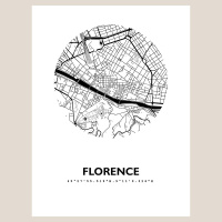 Florenz Map Black & White