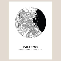 Palermo Stadtkarte Eckig & Rund