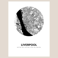 Liverpool Stadtkarte Eckig & Rund
