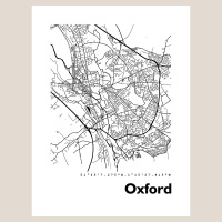 Oxford Map Black & White
