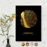 Liverpool Black Map rund