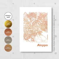 Aleppo Karte Eckig