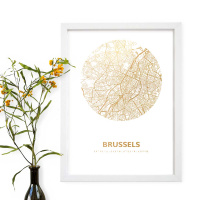 Brüssel Map circle
