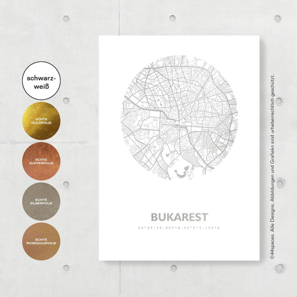 Bukarest Map circle