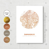 Damaskus Map circle