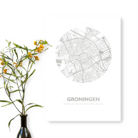 Groningen Karte Rund