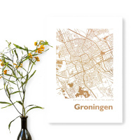 Groningen Karte Eckig