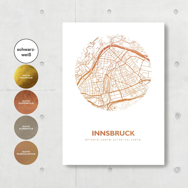 Innsbruck Karte Rund