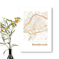 Innsbruck Karte Eckig