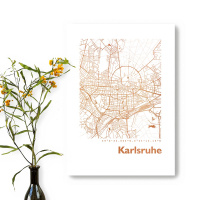 Karlsruhe Karte Eckig