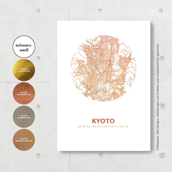 Kyoto Map circle