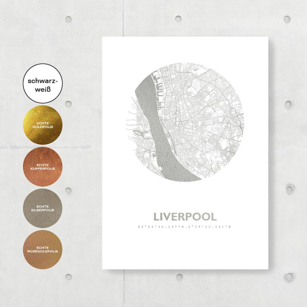 Liverpool Map circle
