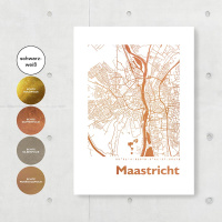 Maastricht Karte Eckig