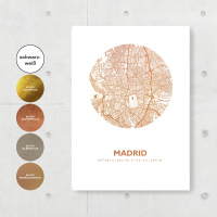 Madrid Map circle