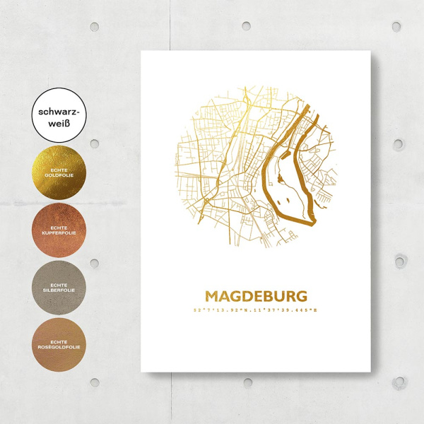 Magdeburg Map circle