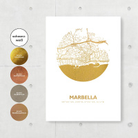Marbella Karte Rund
