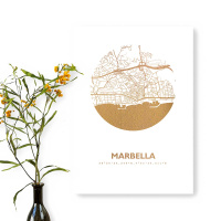 Marbella Karte Rund