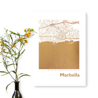 Marbella Karte Eckig