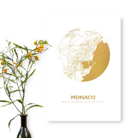 Monaco Karte Rund