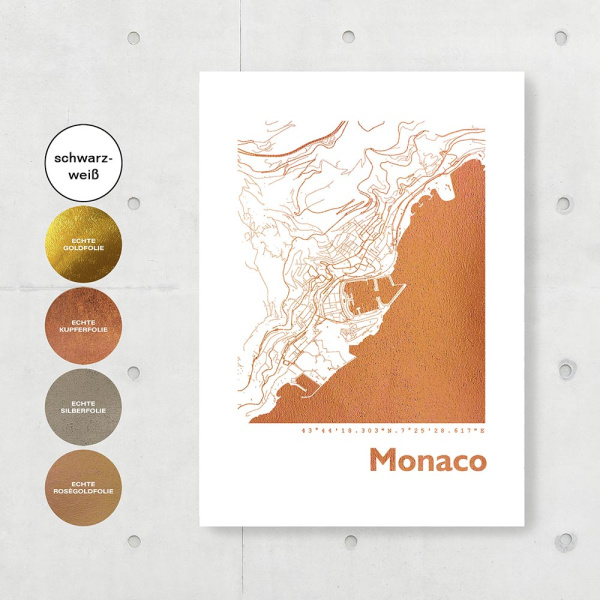 Monaco Map square