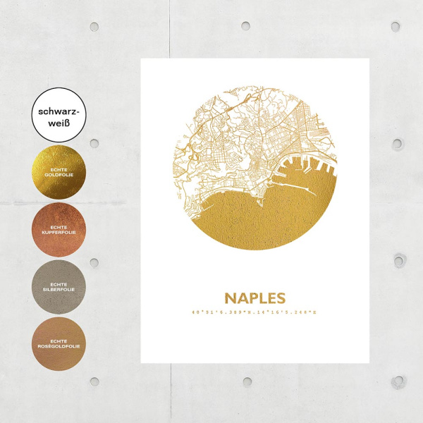 Neapel Map circle