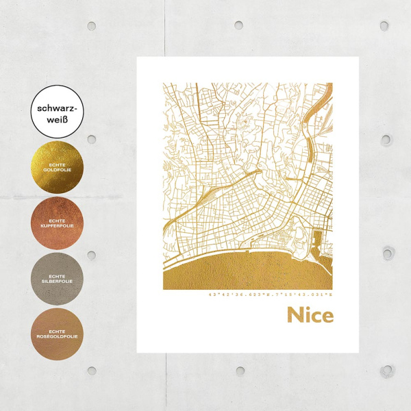 Nizza Map square