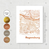 Regensburg Karte Eckig
