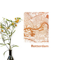 Rotterdam Karte Eckig