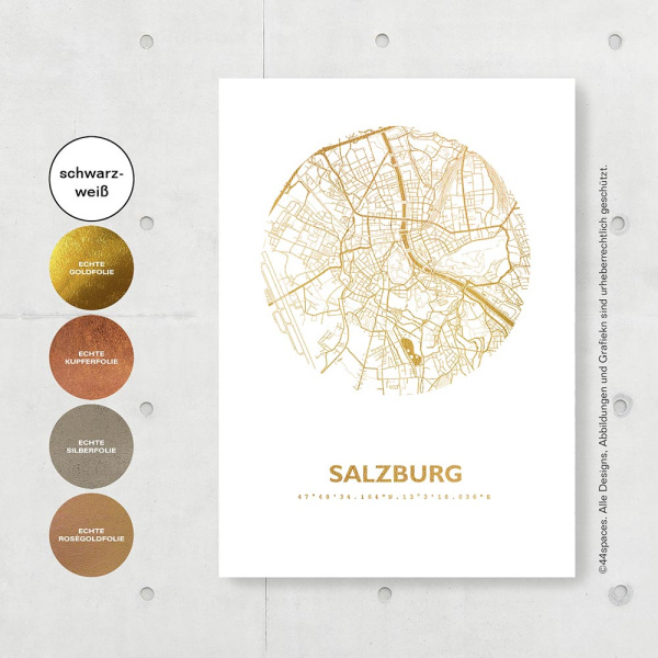 Salzburg Map circle