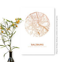 Salzburg Karte Rund