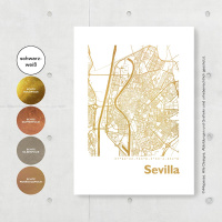 Sevilla Map square