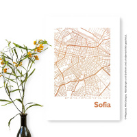 Sofia Karte Eckig