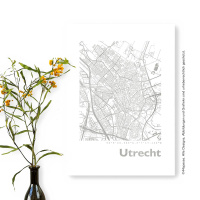 Utrecht Karte Eckig