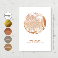 Valencia Map circle