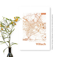 Villach Karte Eckig
