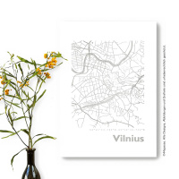 Vilnius Karte Eckig