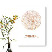 Wiesbaden Map circle