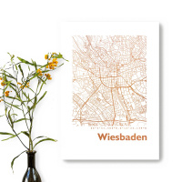 Wiesbaden Karte Eckig