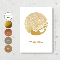 Yokohama Karte Rund