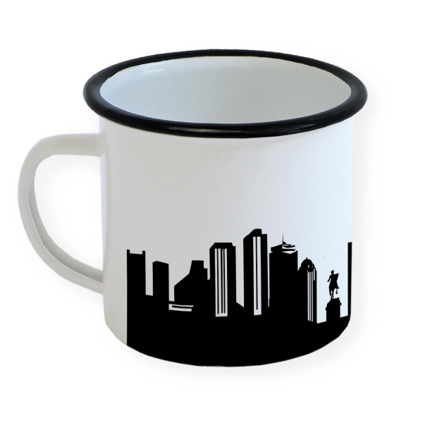 Boston Enamel Mug Skyline
