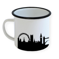 London Enamel Mug Skyline
