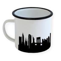 New York Enamel Mug Skyline
