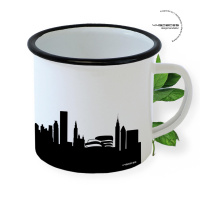 New York Enamel Mug Skyline