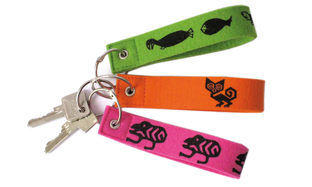 Keyrings special edition Lindenmuseum Stuttgart 44spaces